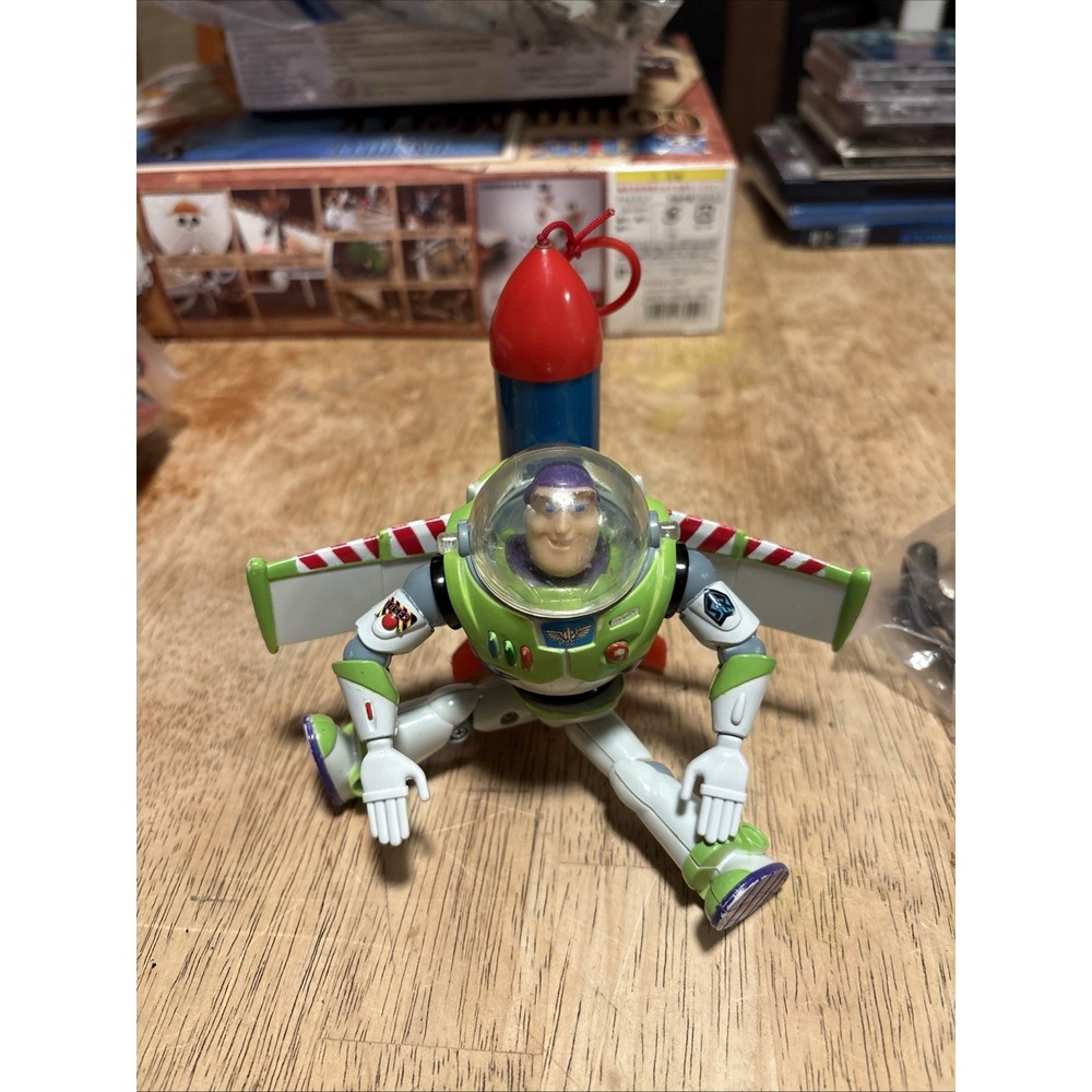 Disney Toy Story Thinkway Buzz Lightyear The Big One Rocket Action Figure 5in